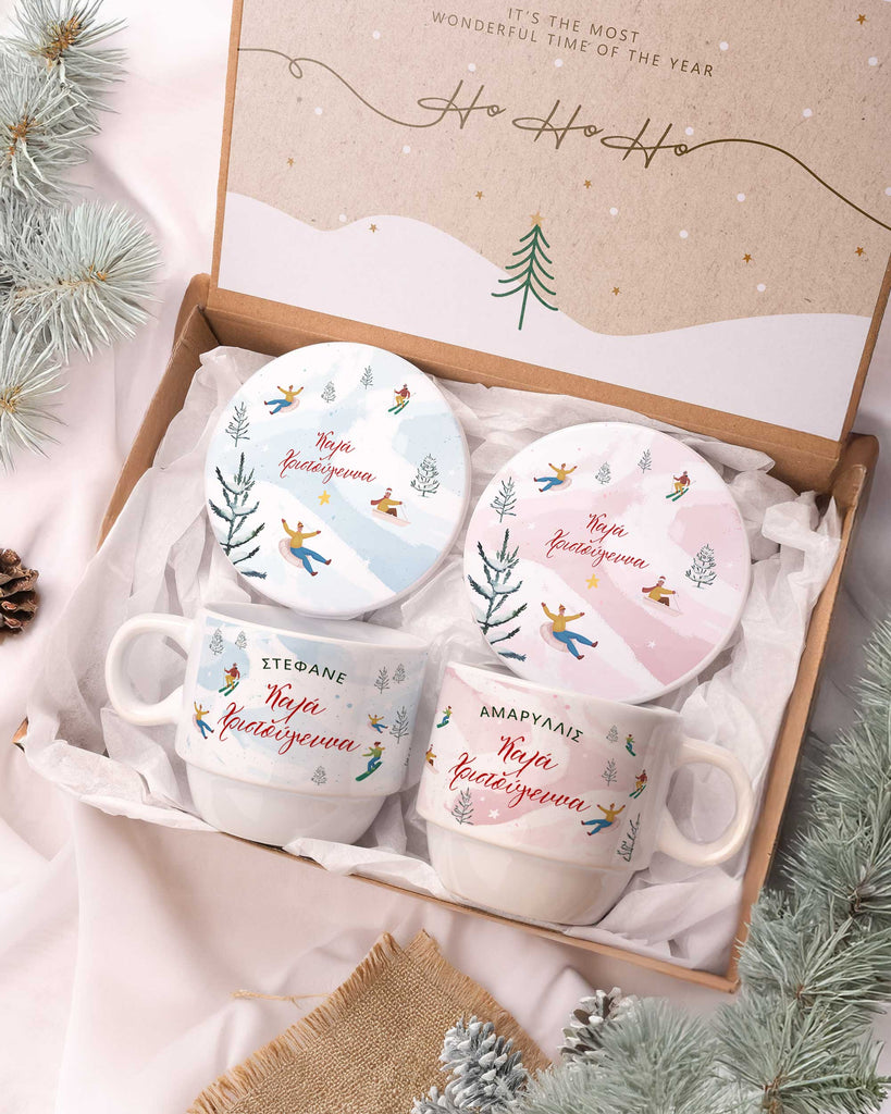 Snowboard - Coffee Mug & Coaster Double Set - GOTShirts