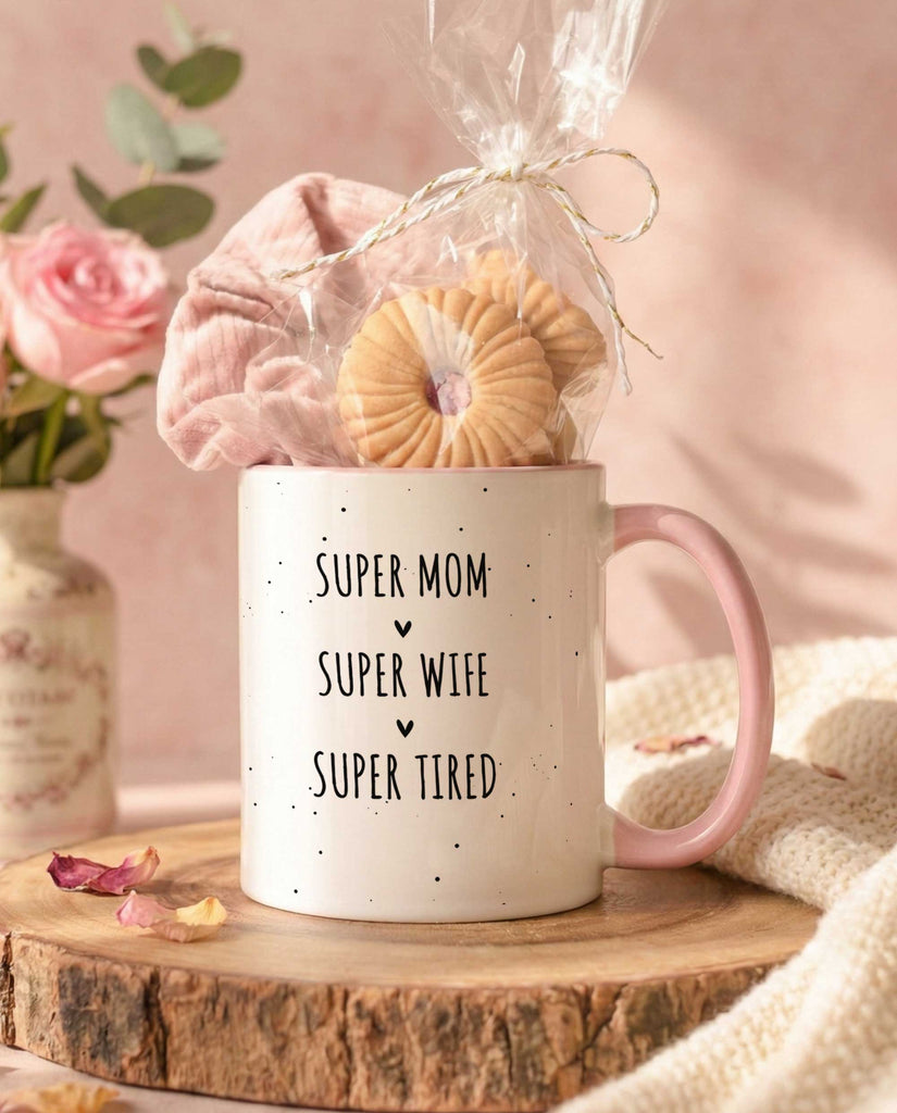 Super - Pink Mug Gift Set - GOTShirts