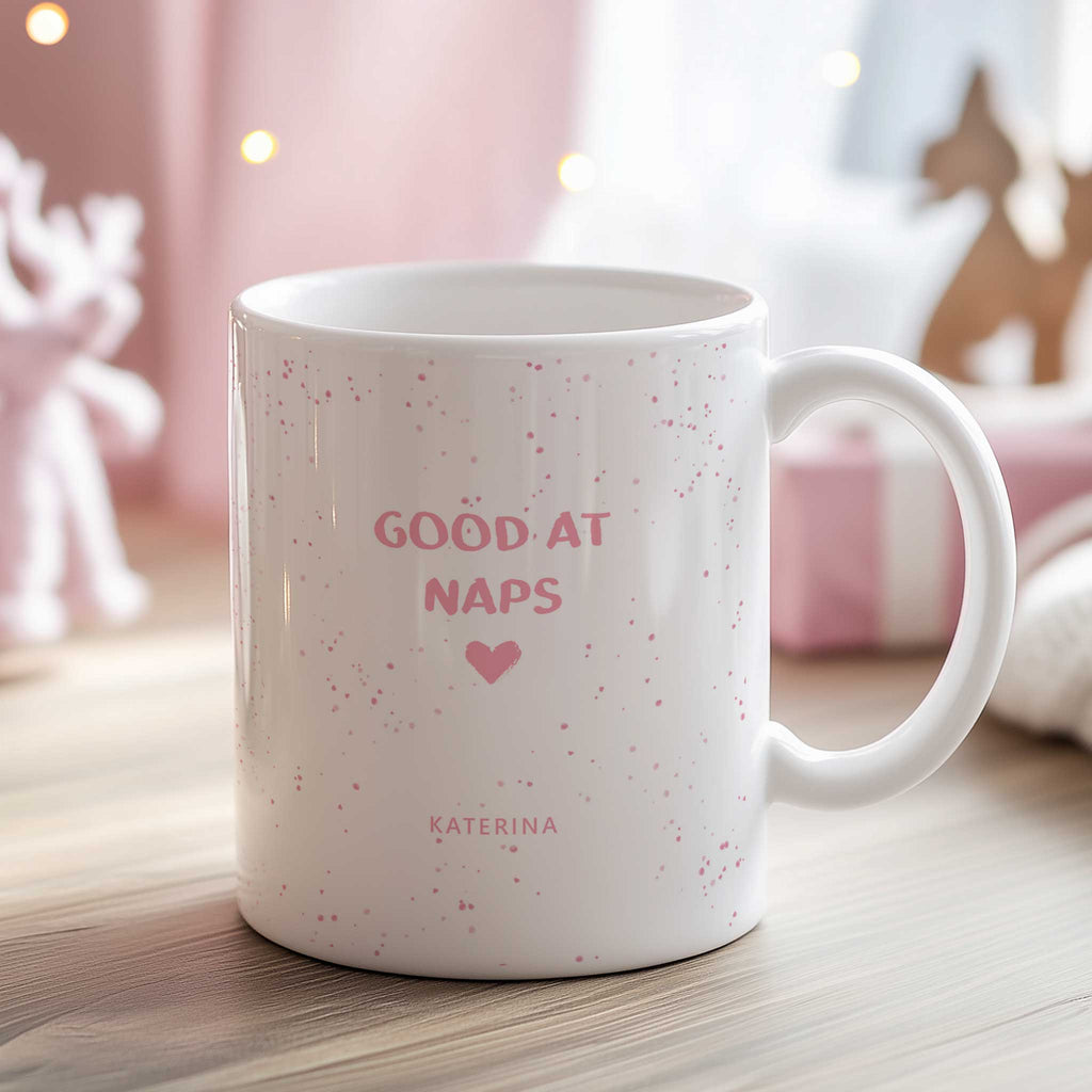 Good At Naps Pink - Ceramic Mug 330ml - GOTShirts