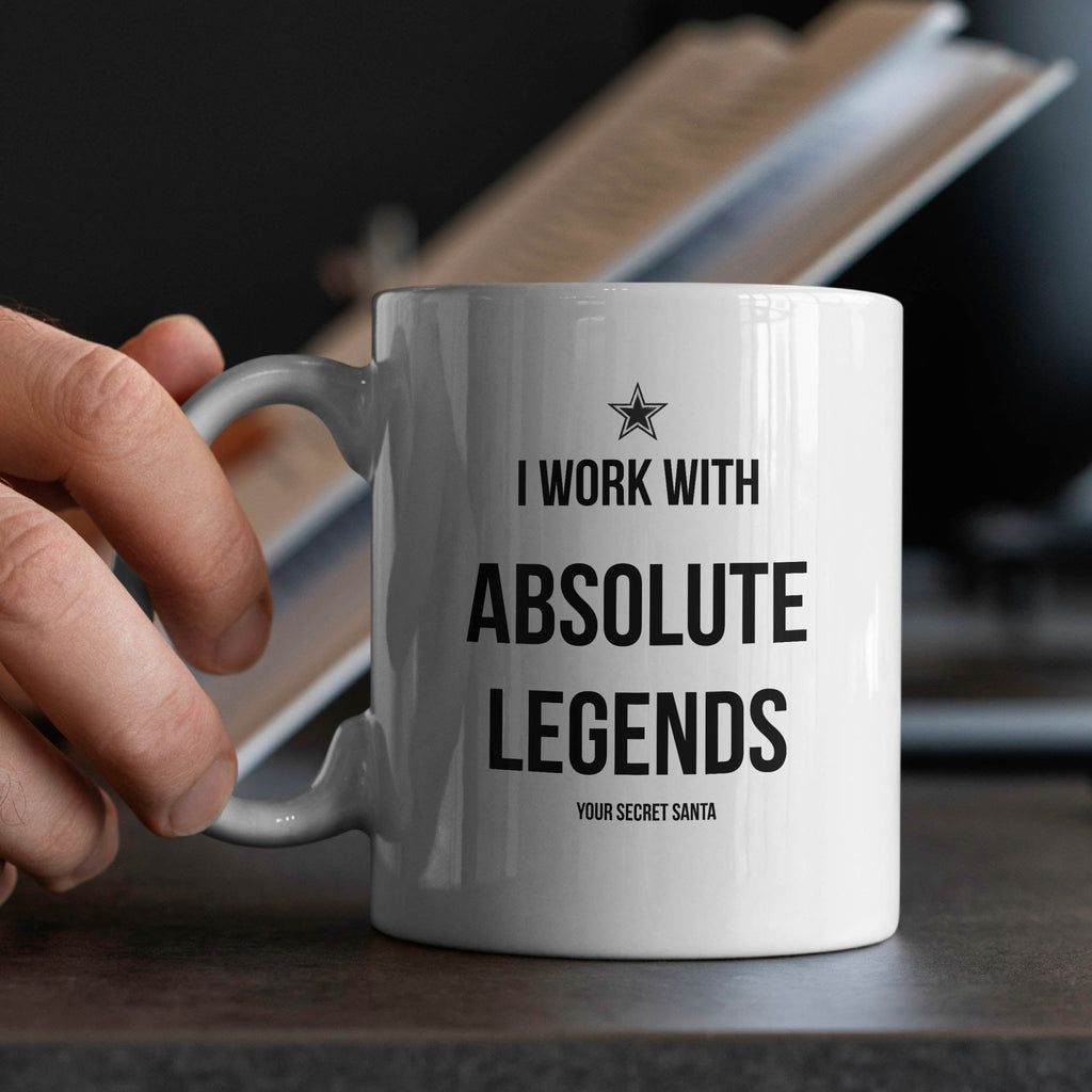 I Work With Absolute Legends - Ceramic Mug 330ml - GOTShirts