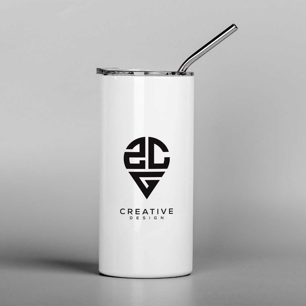 White Skinny Tumbler 16oz - GOTShirts