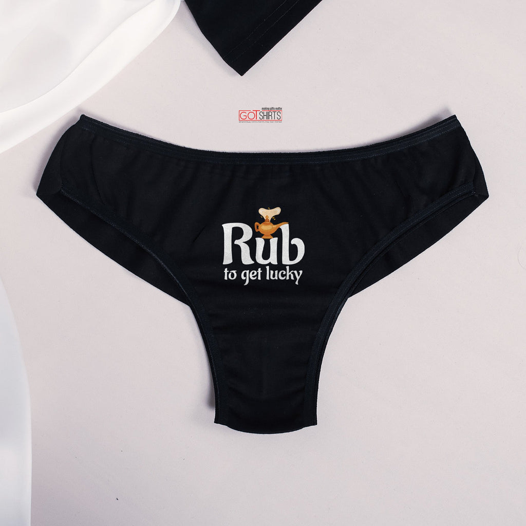 Rub To Get Lucky - Women's Underwear - GOTShirts