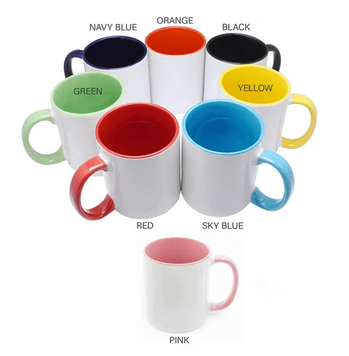 Create Your Own - Large Ceramic Mug Set Of 2 - GOTShirts