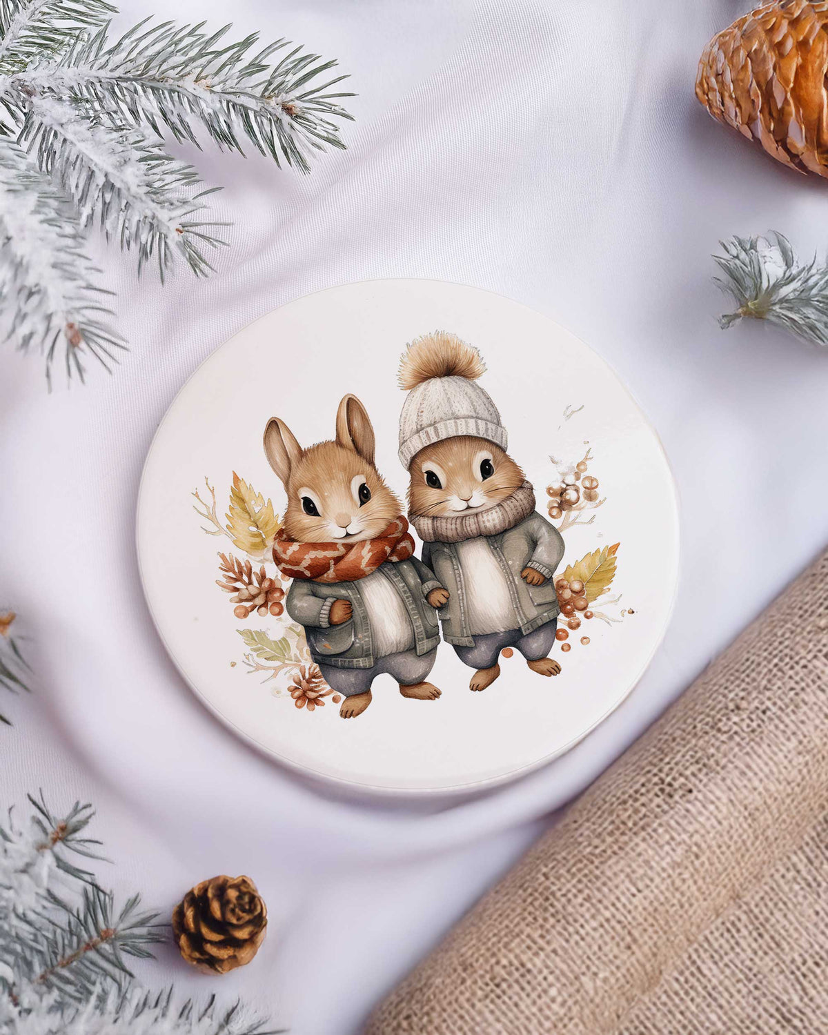 Our First Christmas - Ceramic Mug 11oz & Coaster Gift Box - GOTShirts