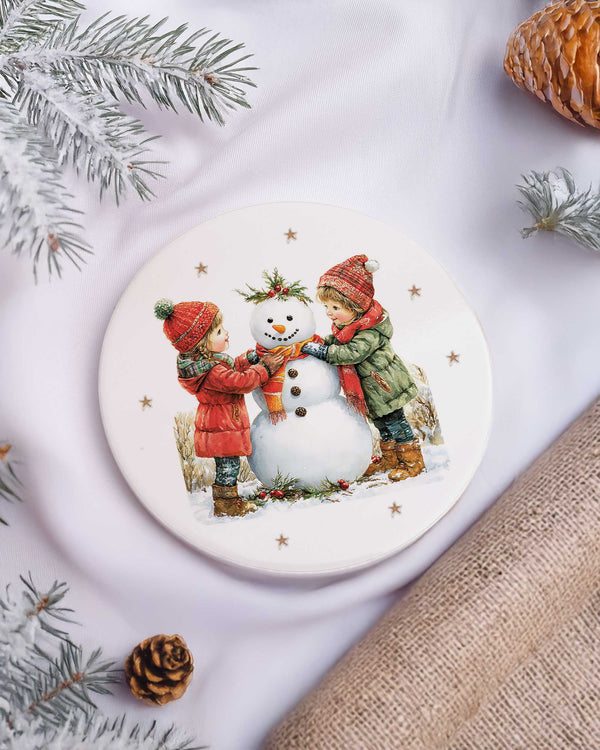 Dad And Kids - Ceramic Mug 11oz & Coaster Gift Box - GOTShirts