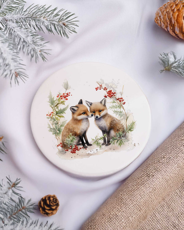 Our First Christmas As A Family - Ceramic Mug 11oz & Coaster Gift Box - GOTShirts