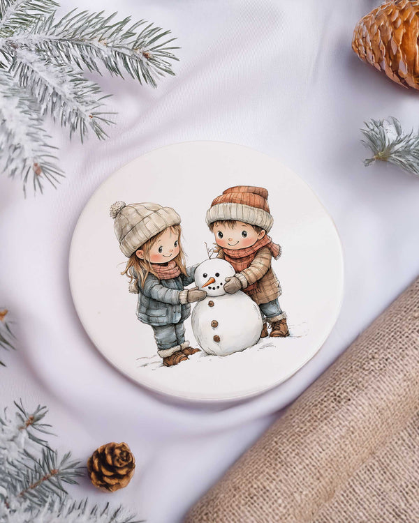 Merry Christmas Best Sister - Ceramic Mug 11oz & Coaster Gift Box - GOTShirts