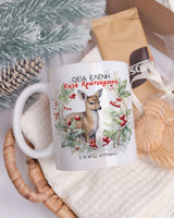 Christmas Deer - Ceramic Mug 11oz & Coaster Gift Box - GOTShirts