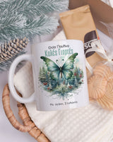 Christmas Butterfly - Ceramic Mug 11oz & Coaster Gift Box - GOTShirts