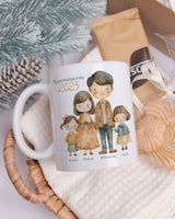 Christmas Family - Ceramic Mug 11oz & Coaster Gift Box - GOTShirts