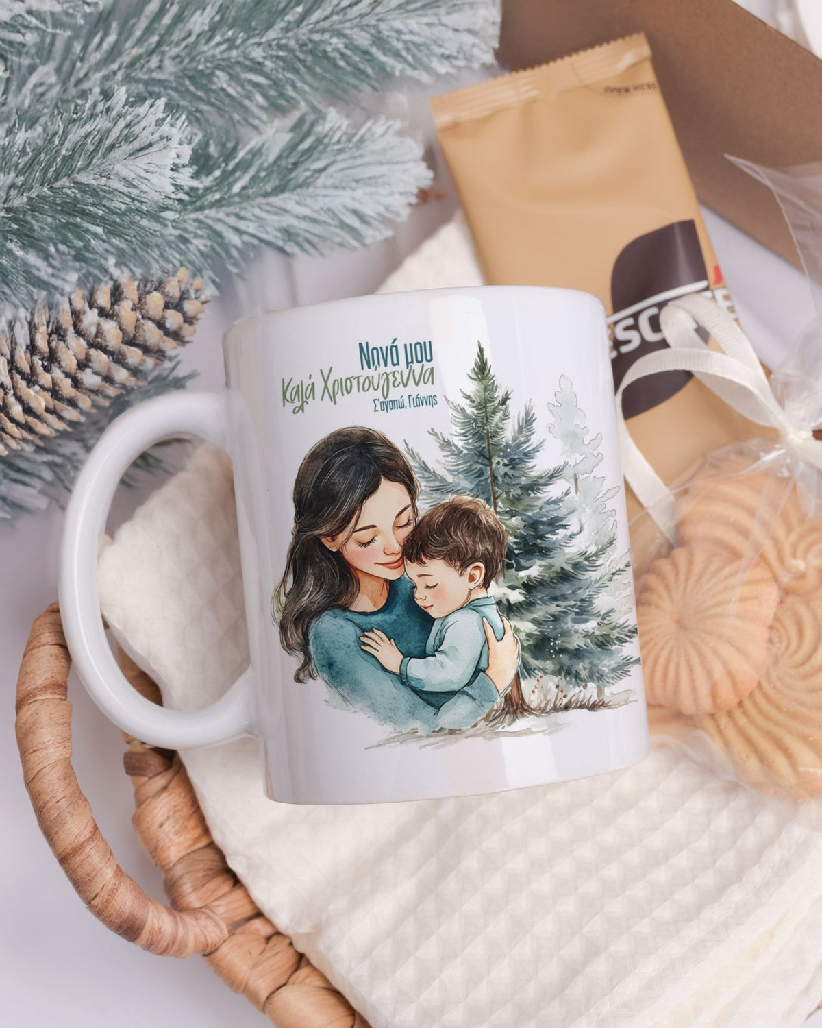 Godmother And Boy - Ceramic Mug 11oz & Coaster Gift Box (Copy) - GOTShirts