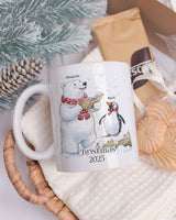 Dad And Kid - Ceramic Mug 11oz & Coaster Gift Box - GOTShirts