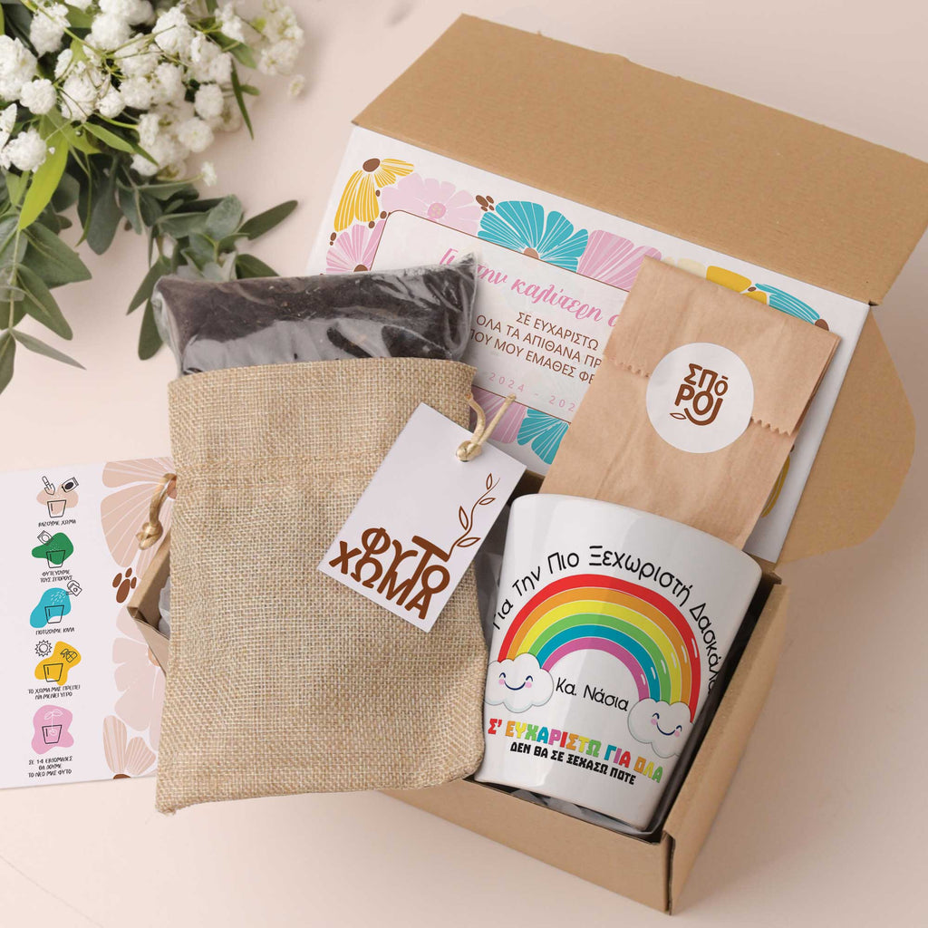 Teacher Rainbow - Flower Pot - GOTShirts