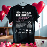 Girlfriend Of The Year - T-Shirt - GOTShirts