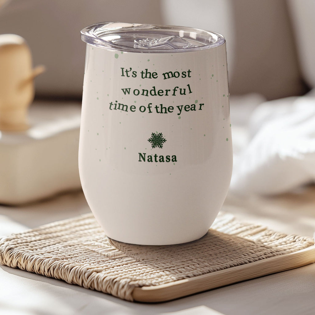 The Most Wonderful Time Of The Year - Stainless Steel White Mug - GOTShirts