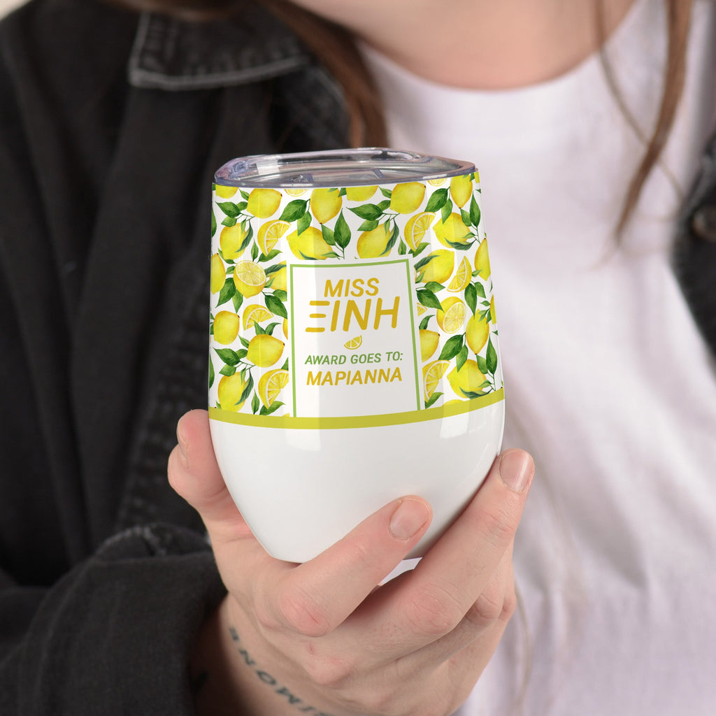 Miss Lemon - Stainless Steel White Mug - GOTShirts