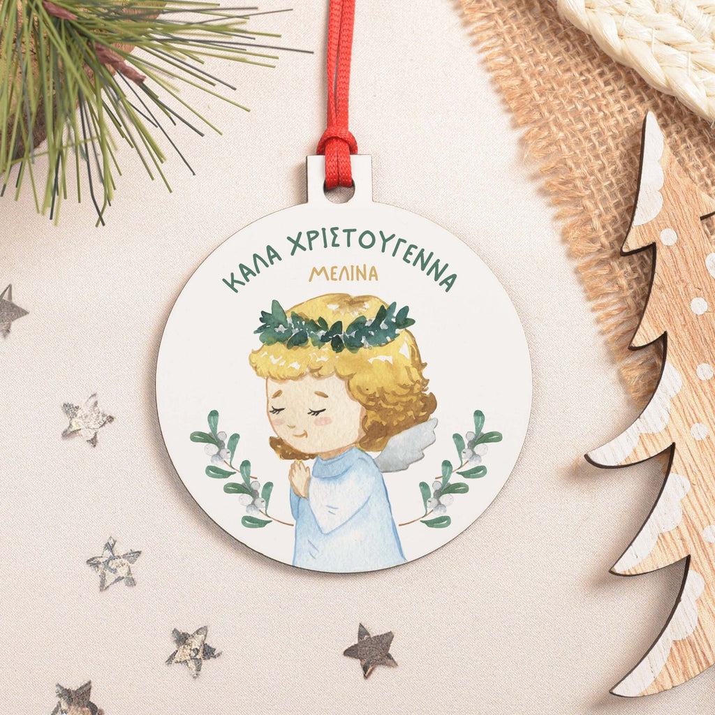 Angel Girl - Wooden Ornament - GOTShirts