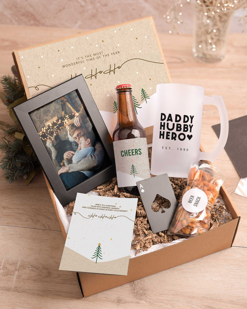 Christmas Daddy Hubby Hero - Beer Gift Box Set - GOTShirts