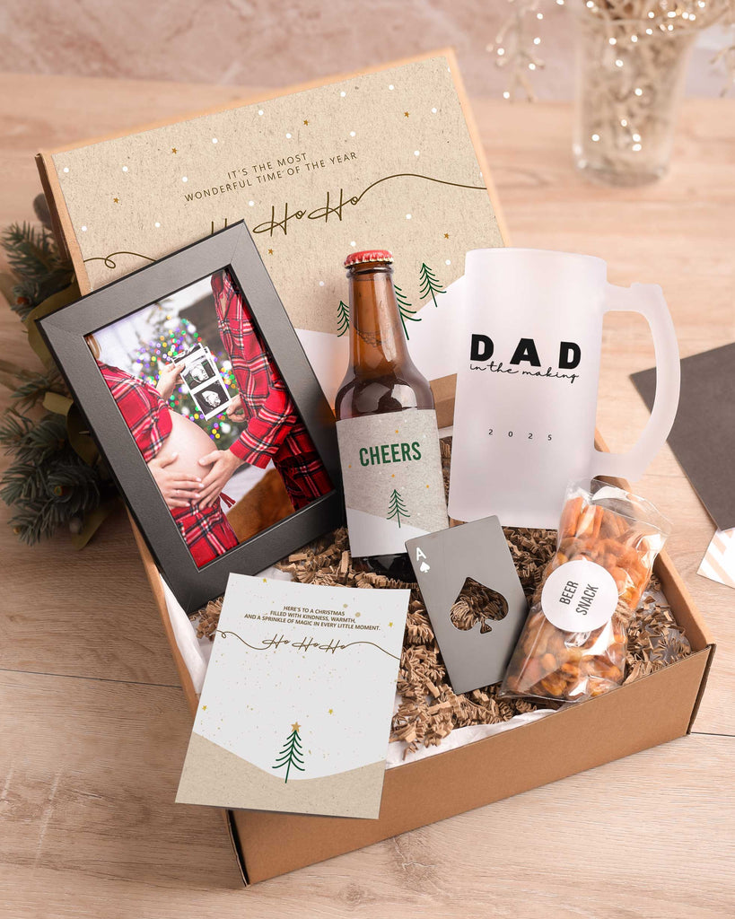 Christmas Dad In The Making - Beer Gift Box Set - GOTShirts