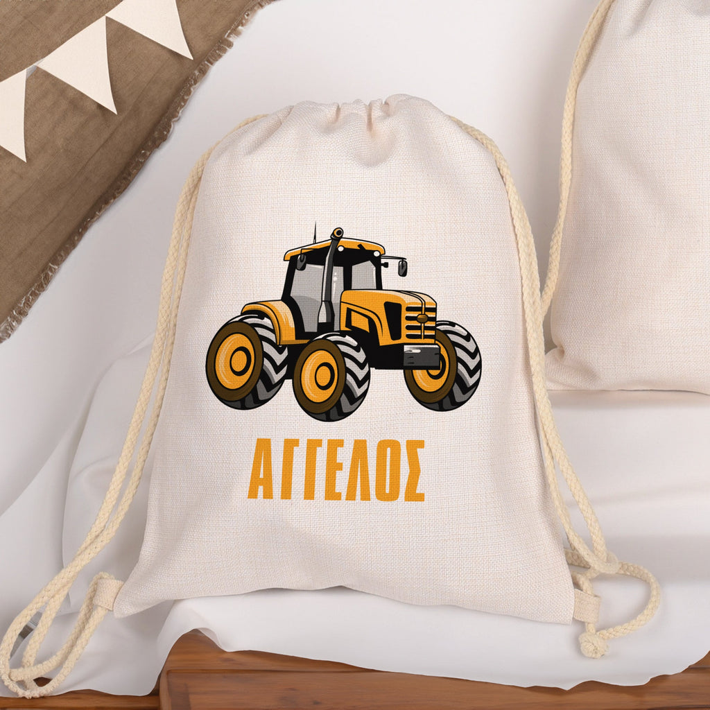 Tractor - Drawstring Bag Linen - GOTShirts