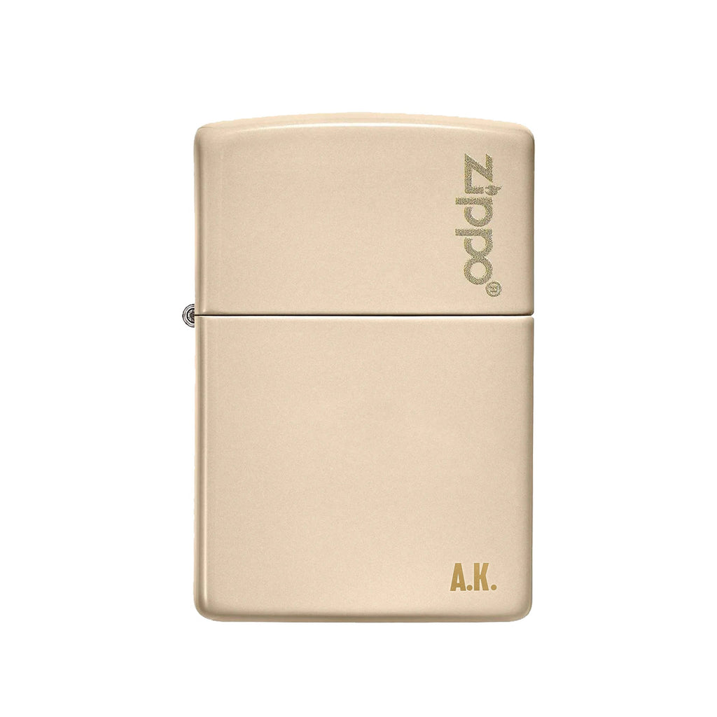 Classic Zippo® Flat Sand Lighter (Engraved) - GOTShirts