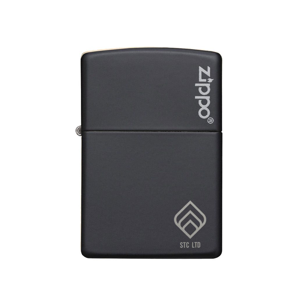 Classic Zippo® Black Matte Lighter (Engraved) - GOTShirts