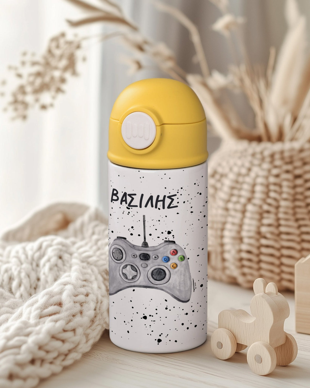 Gaming - Double Wall Colored Water Bottle - GOTShirts