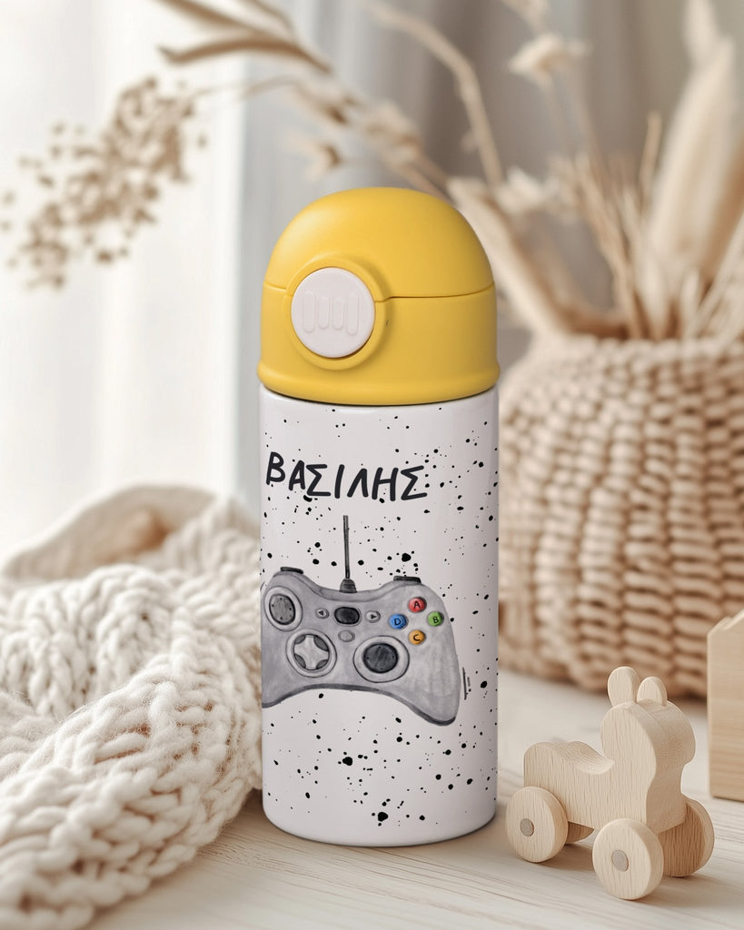 Gaming - Double Wall Colored Water Bottle - GOTShirts