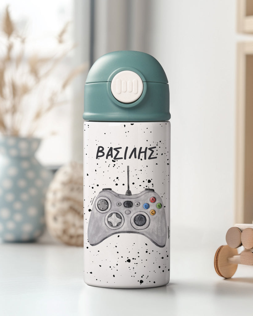 Gaming - Double Wall Colored Water Bottle - GOTShirts