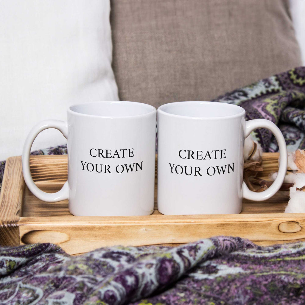 Create Your Own - Ceramic Mug 330ml Set Of 2 - GOTShirts