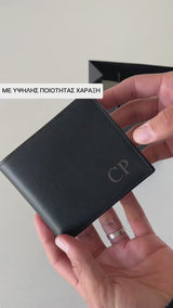 Money Talks - Men's Leather Wallet (Engraved)