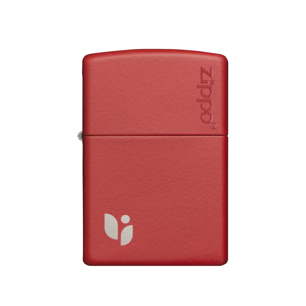 Classic Zippo® Red Matte Lighter (Engraved) - GOTShirts