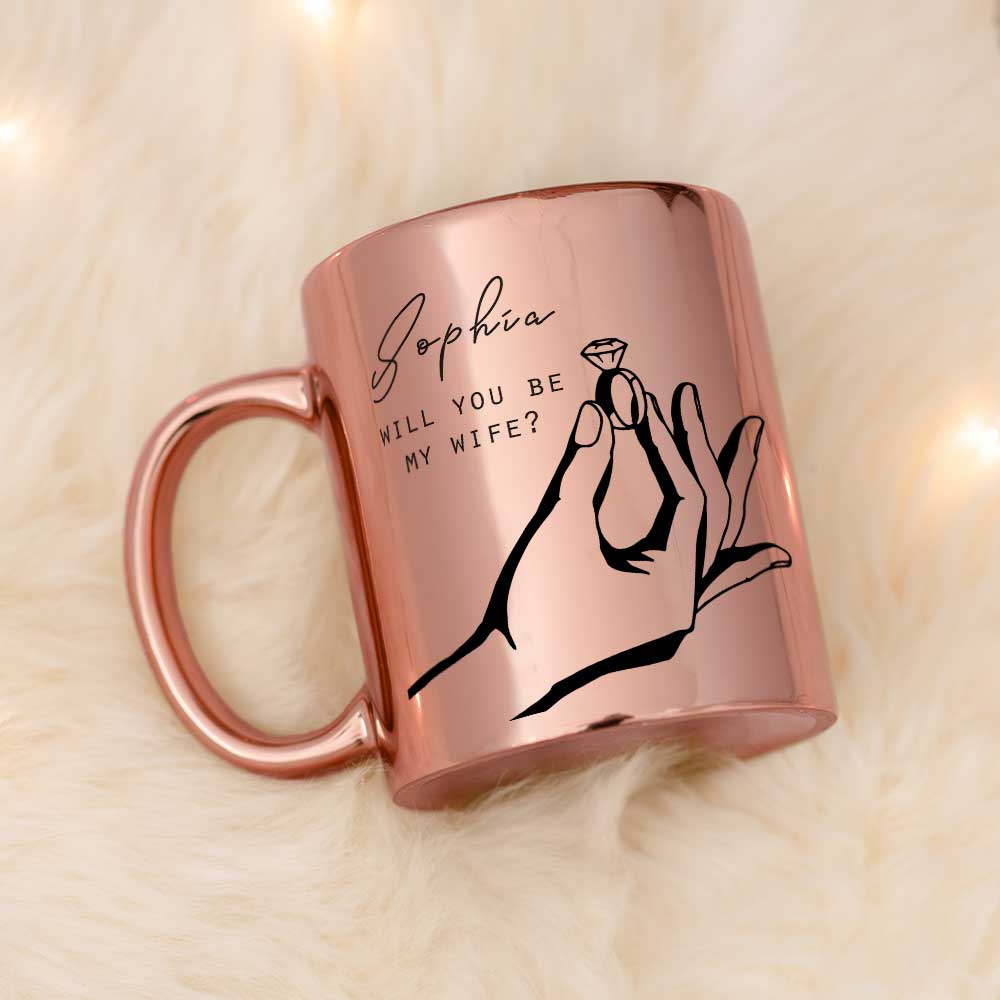 Will You Be My Wife Mirror Mug - GOTShirts