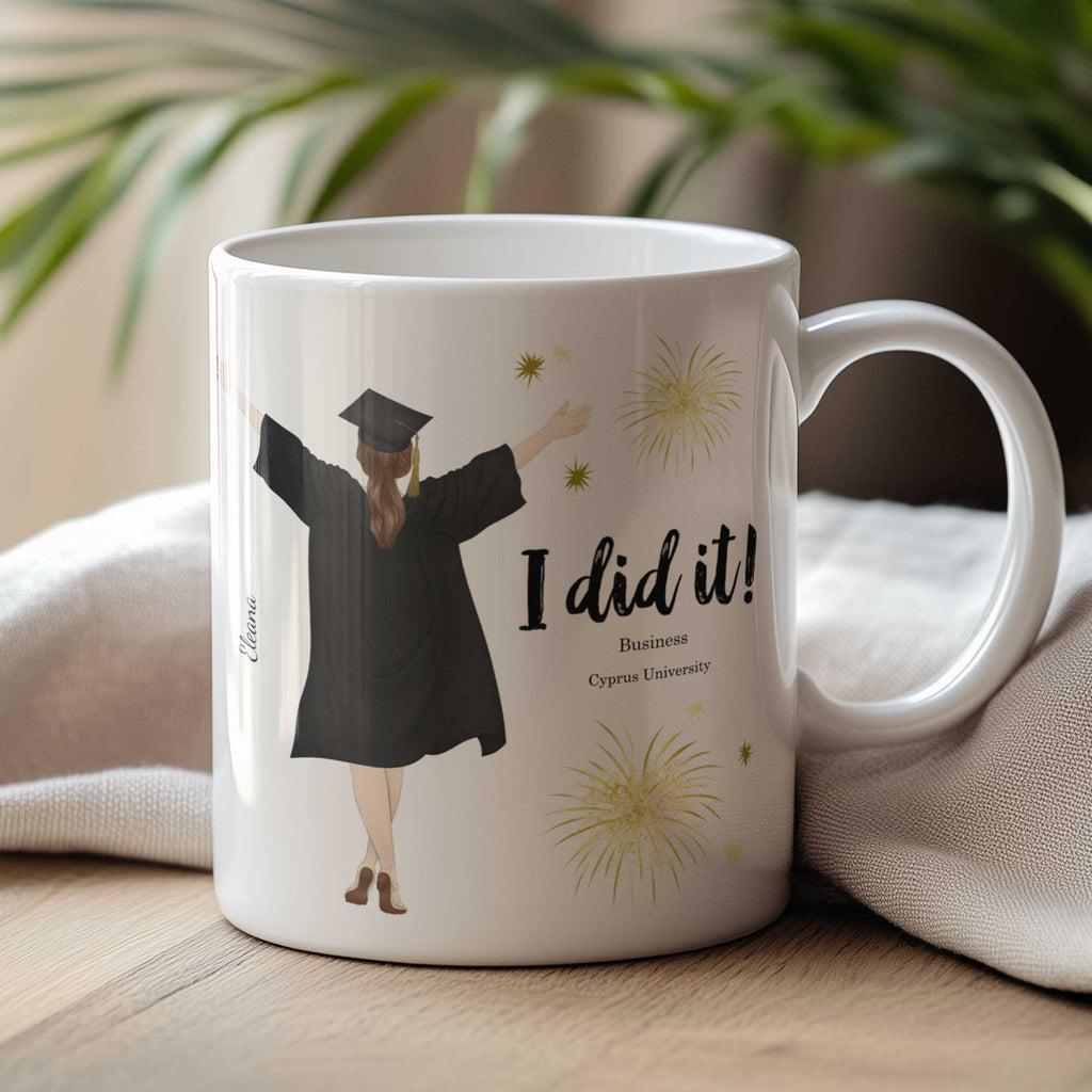 Graduation Girl - Ceramic Mug 330ml - GOTShirts
