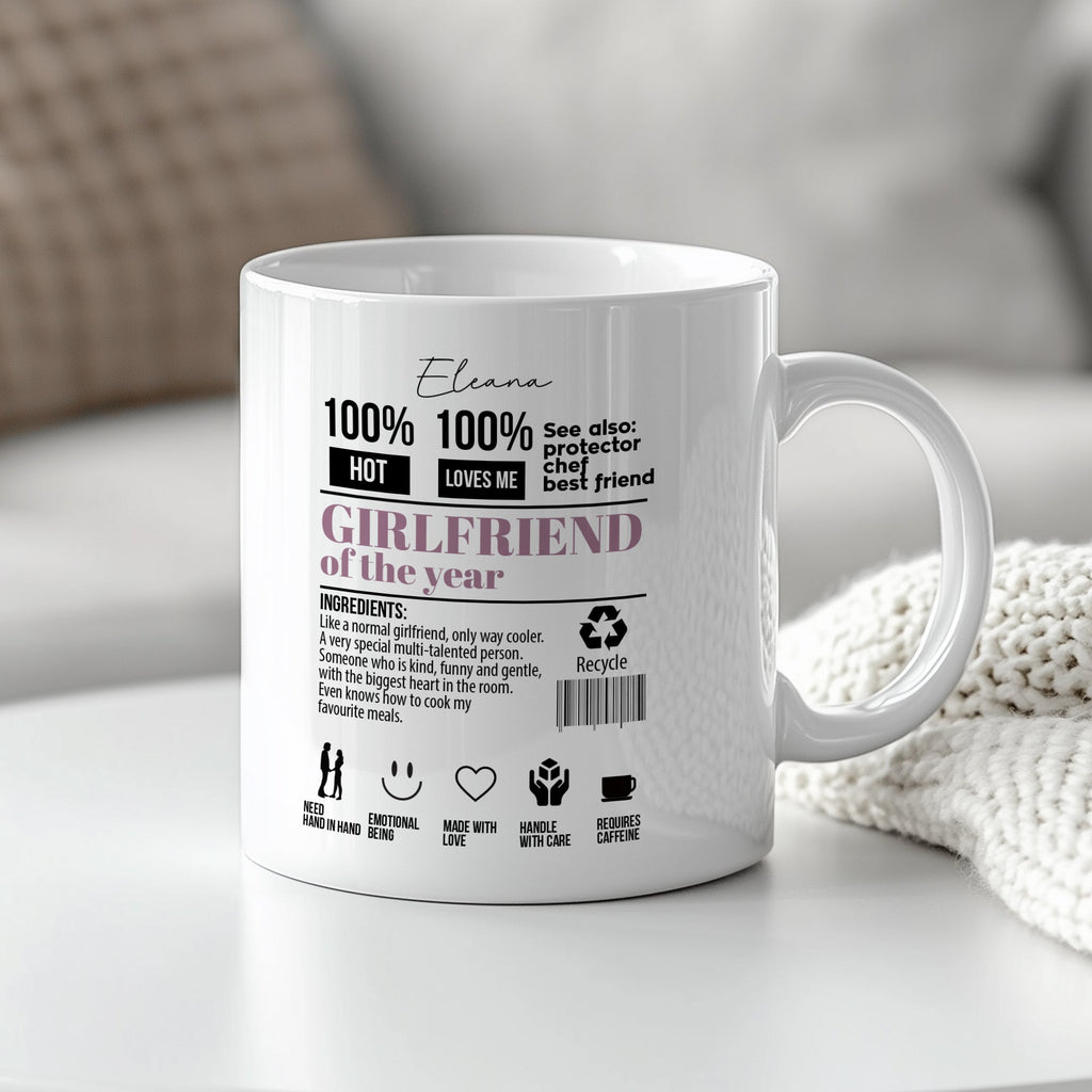 Girlfriend Of The Year - Ceramic Mug 330ml - GOTShirts