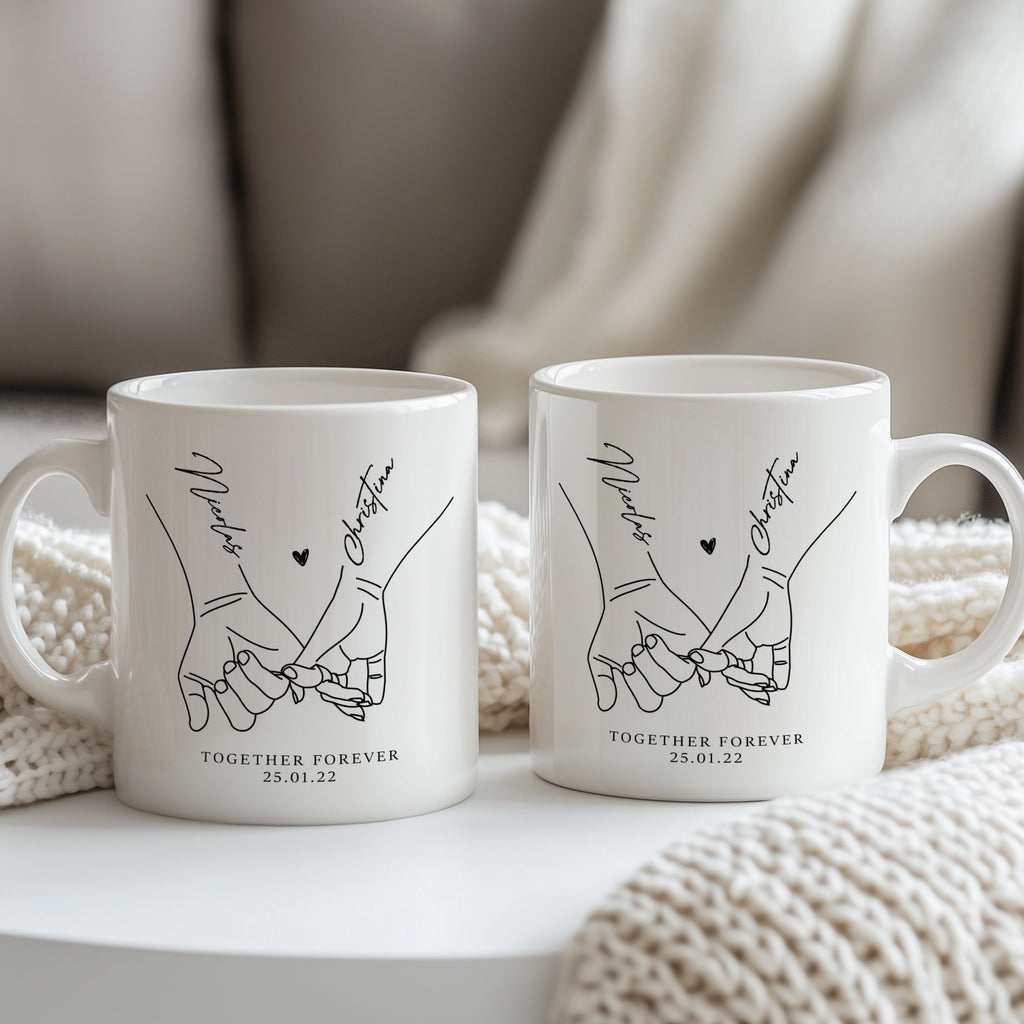 Together Forever - Ceramic Mug 330ml Set Of 2 - GOTShirts