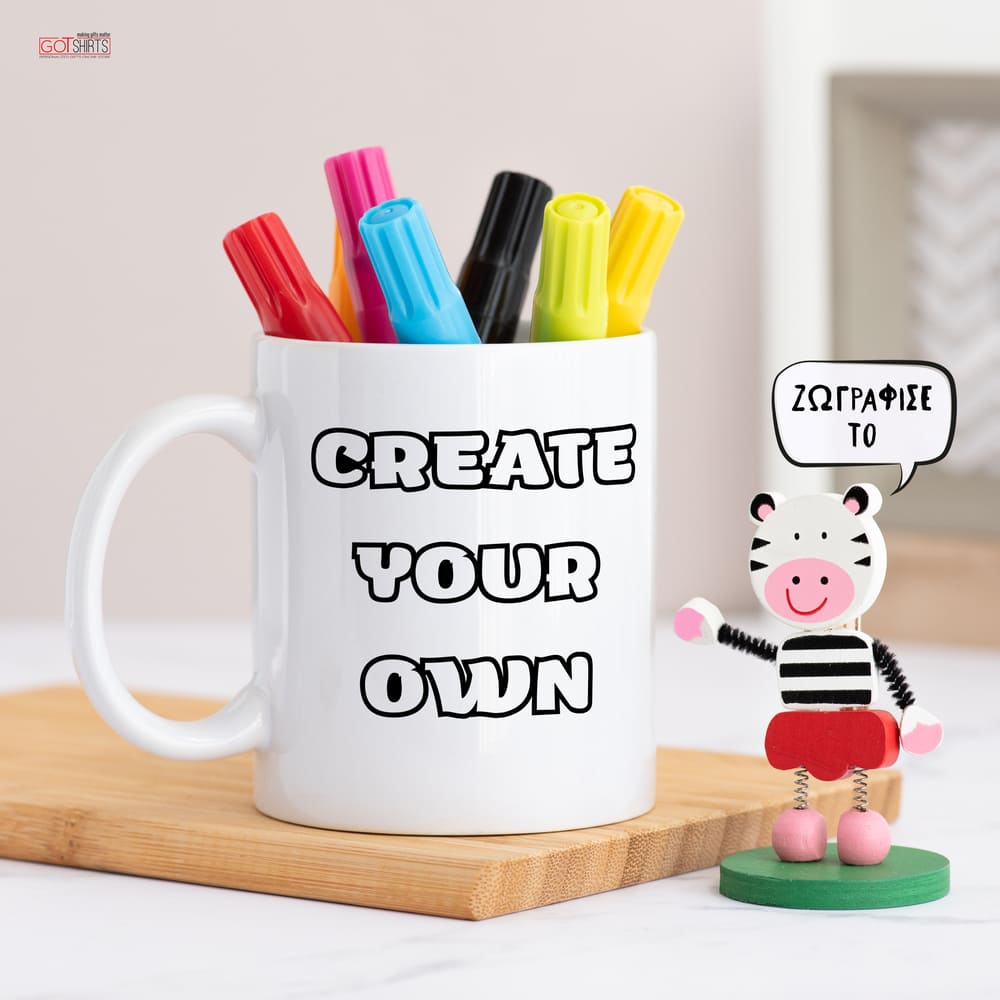 Colour It! Children's Mugs with Markers
