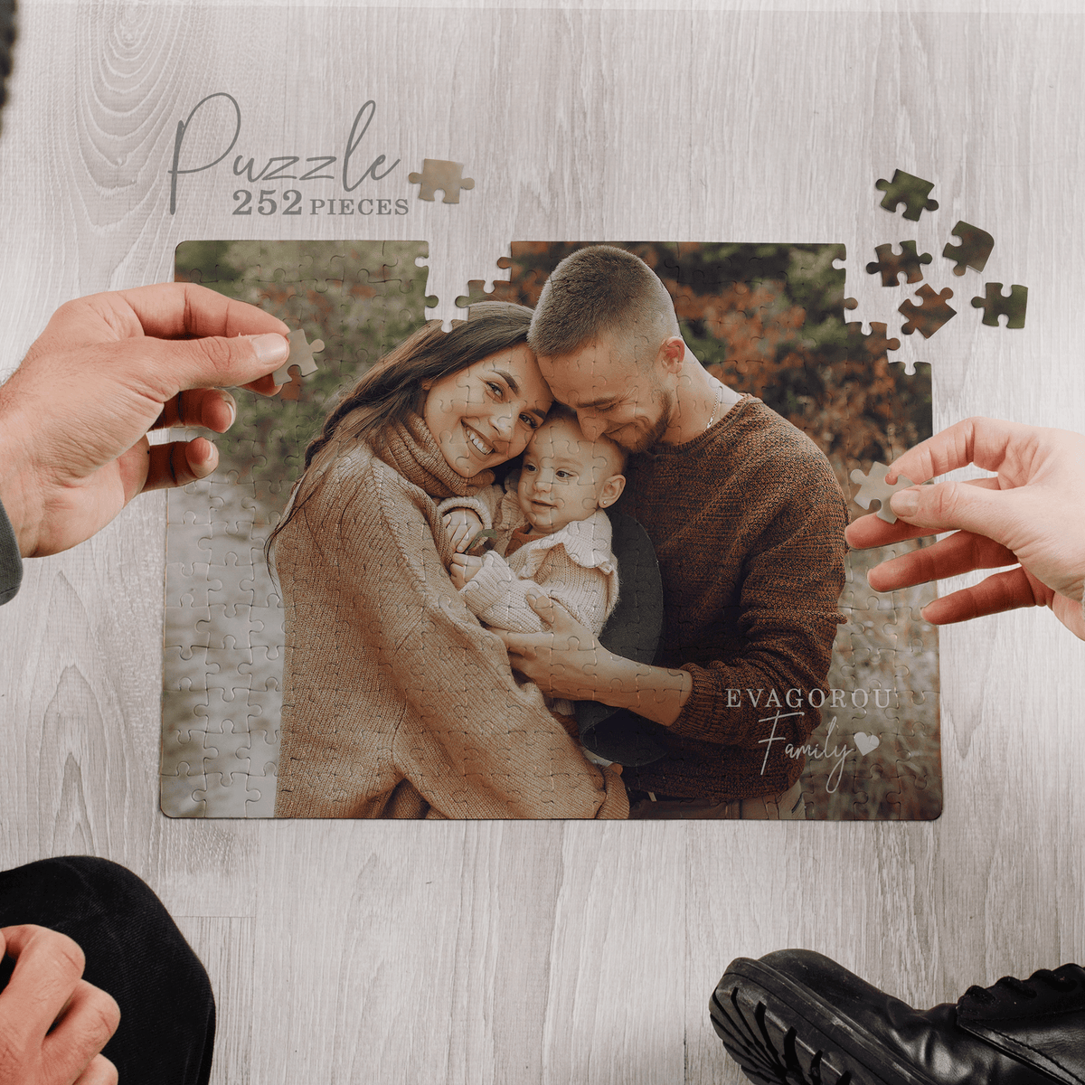 Personalized Photo Puzzle 252 Pieces - GOTShirts