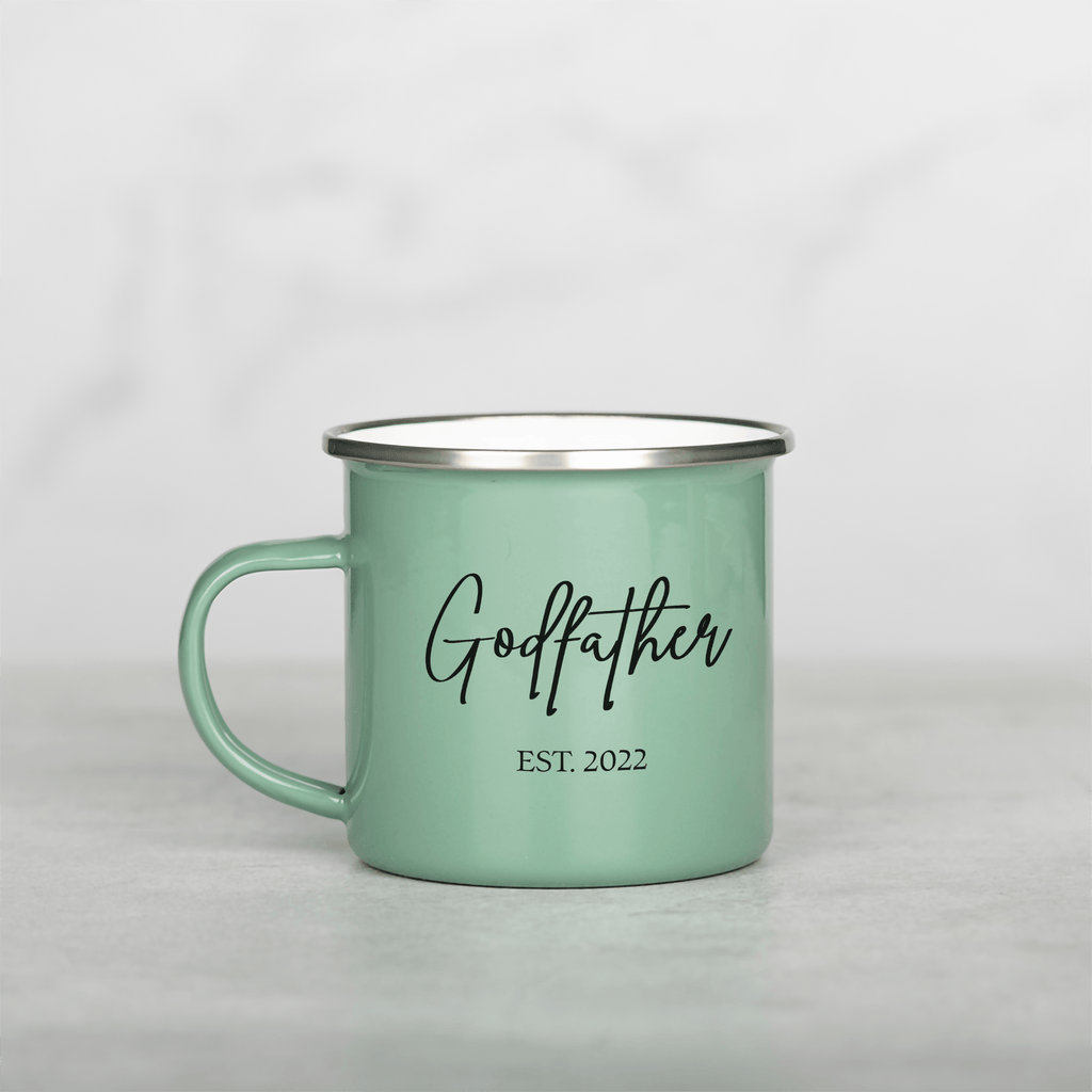 Estimated Godmother - Colored Enamel Stainless Steel Mug - GOTShirts