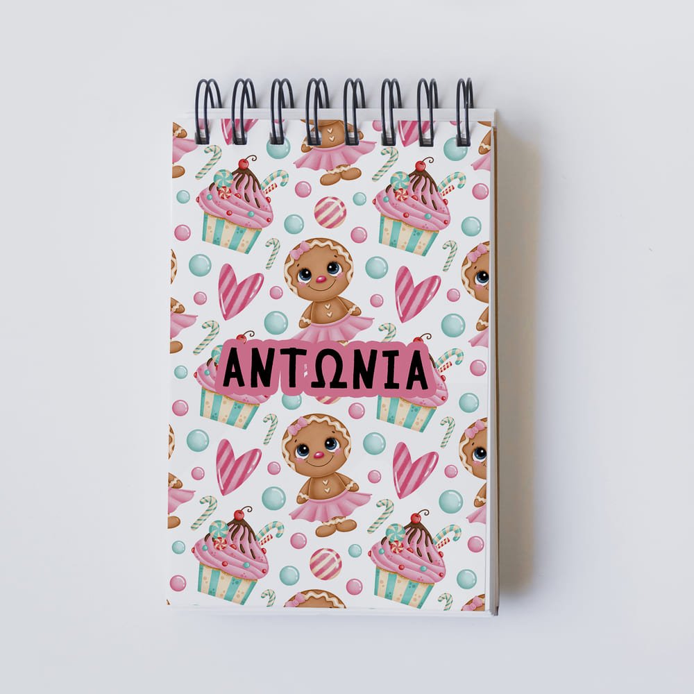 Gingerbread Girl - Notebook A6 - GOTShirts