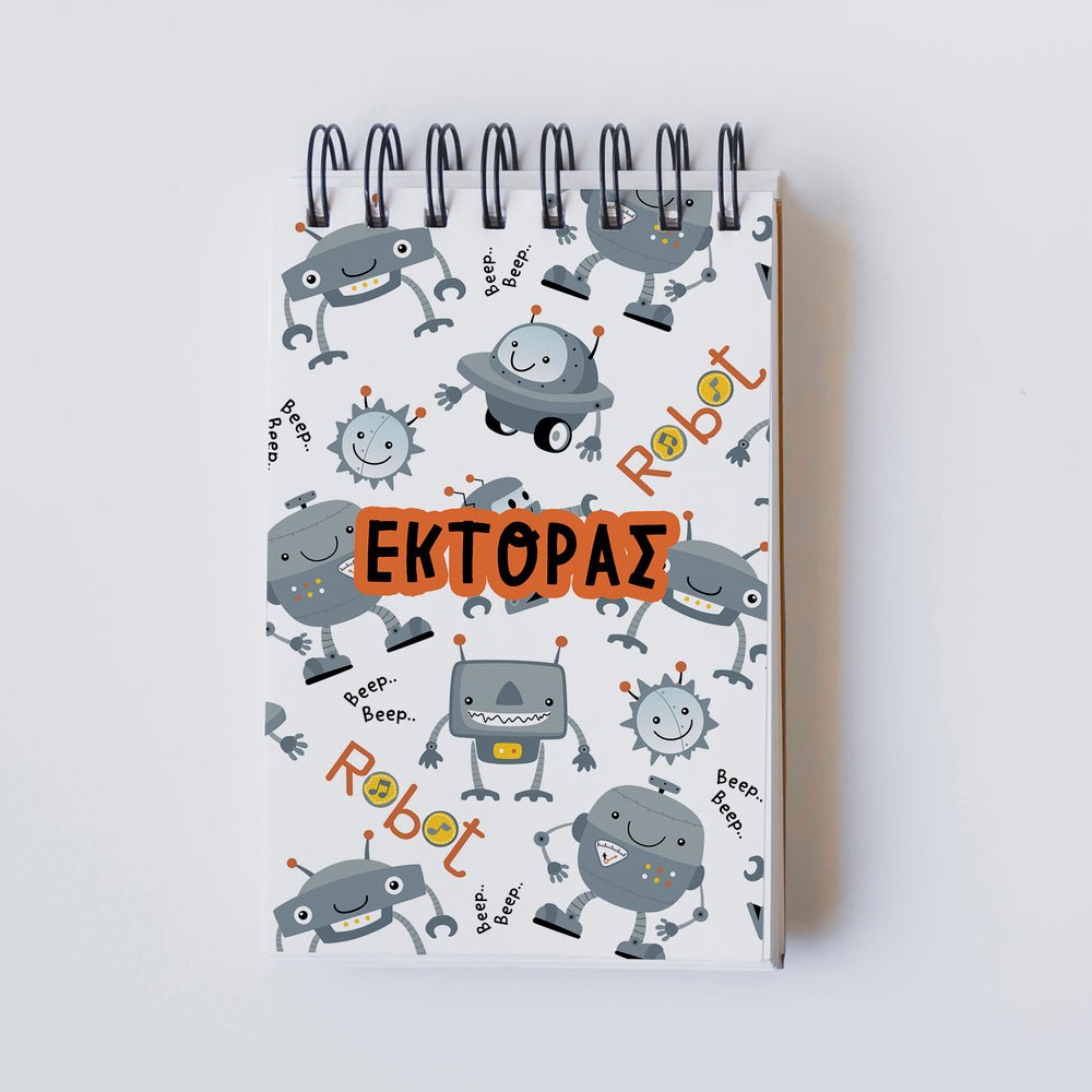 Robots - Notebook A6 - GOTShirts