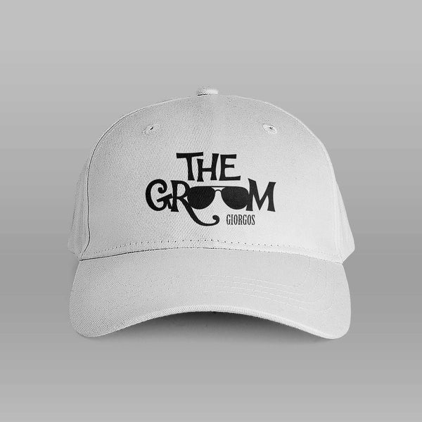 The Groom Glasses Design - Cap - GOTShirts