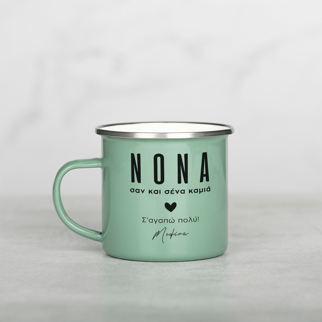 I Love My Godmother - Colored Enamel Stainless Steel Mug - GOTShirts