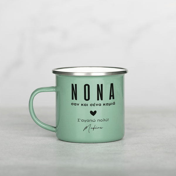 I Love My Godmother - Colored Enamel Stainless Steel Mug - GOTShirts
