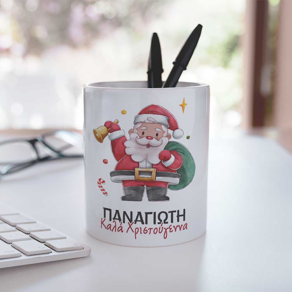Santa Claus - Ceramic Pencil Holder