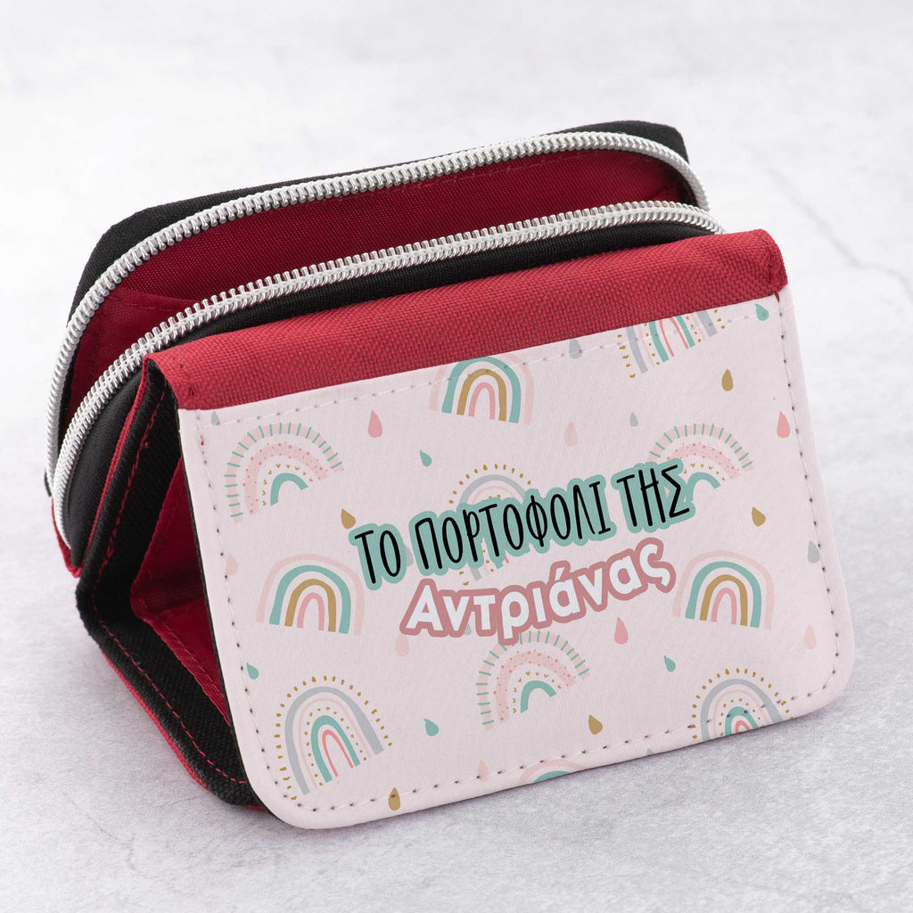 Pink Rainbow - Kid's Jean Wallet - GOTShirts
