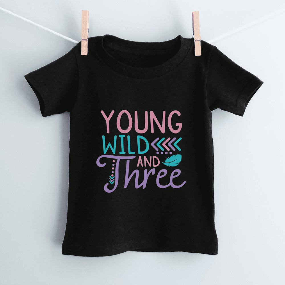 Young wild and three T-Shirt