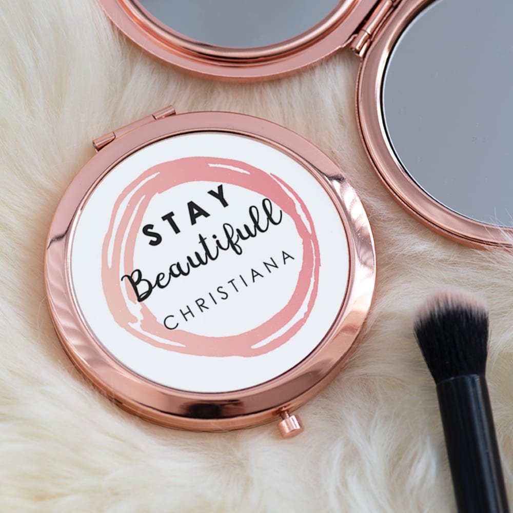 Stay Beautiful - Compact Mirror - GOTShirts