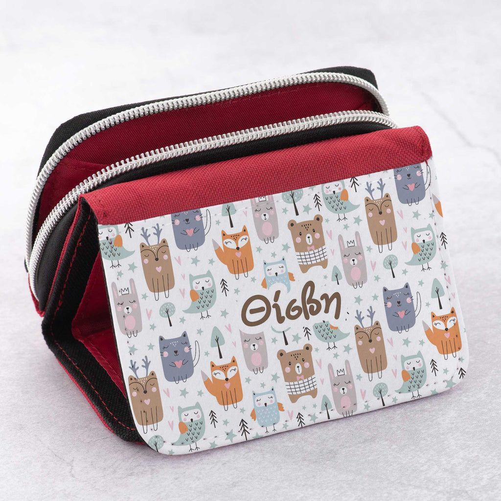 Cute Animals Pattern - Kid's Jean Wallet - GOTShirts