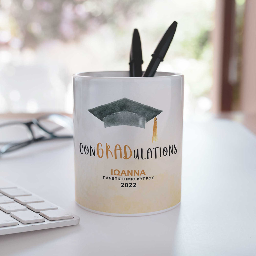 conGRADulation - Ceramic Pencil Holder
